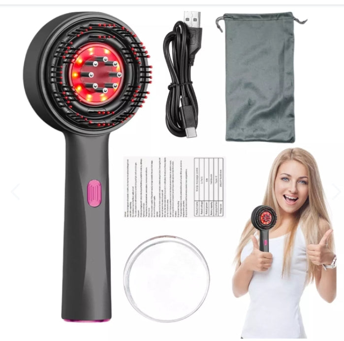 Masajeador Capilar Con Luz Roja